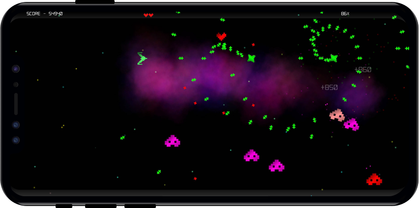 Hectic Space phone screenshot