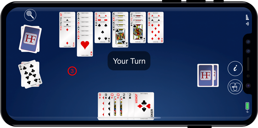 Extreme Hand and Foot phone screenshot